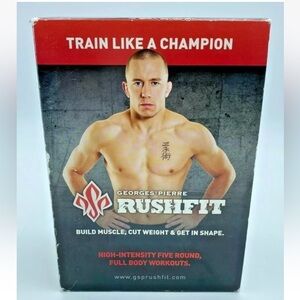 6 DVD BOX SET - RUSHFIT - GEORGE ST. PIERRE - Ultimate Fighting Exercise UFC